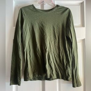 Green, long sleeve tee-shirt, medium